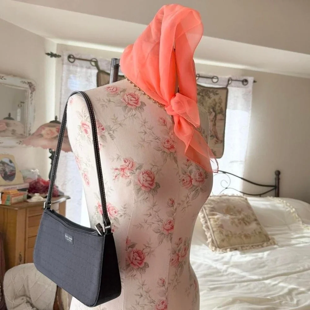 vintage peach‎ scarf